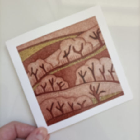 Trees, Greetings Card