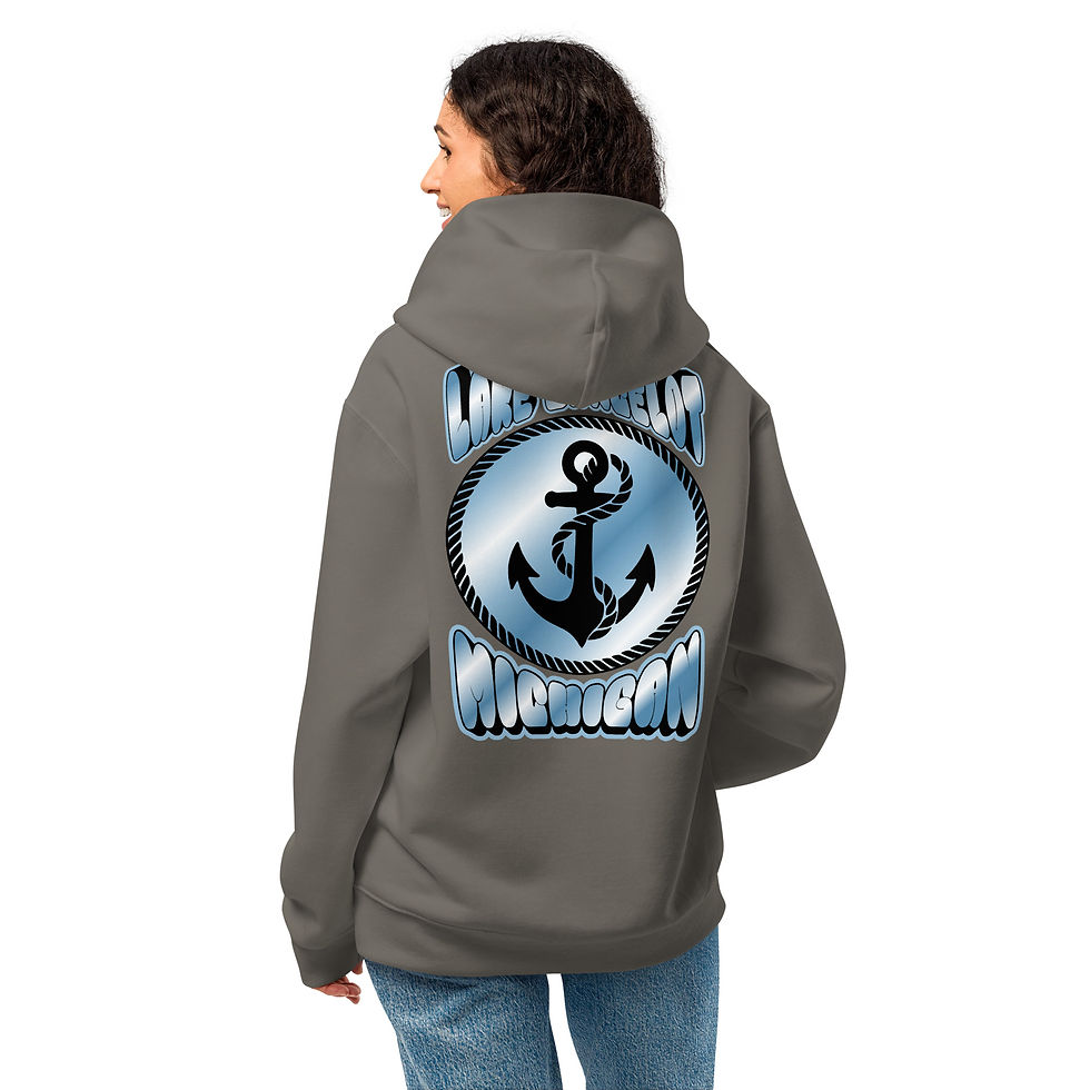 Thumbnail: Lake Lancelot Chrome Anchor Hoodie