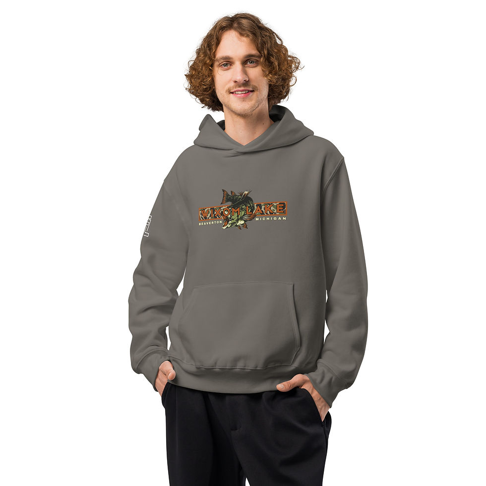 Thumbnail: Wixom Lake Fish Hoodie