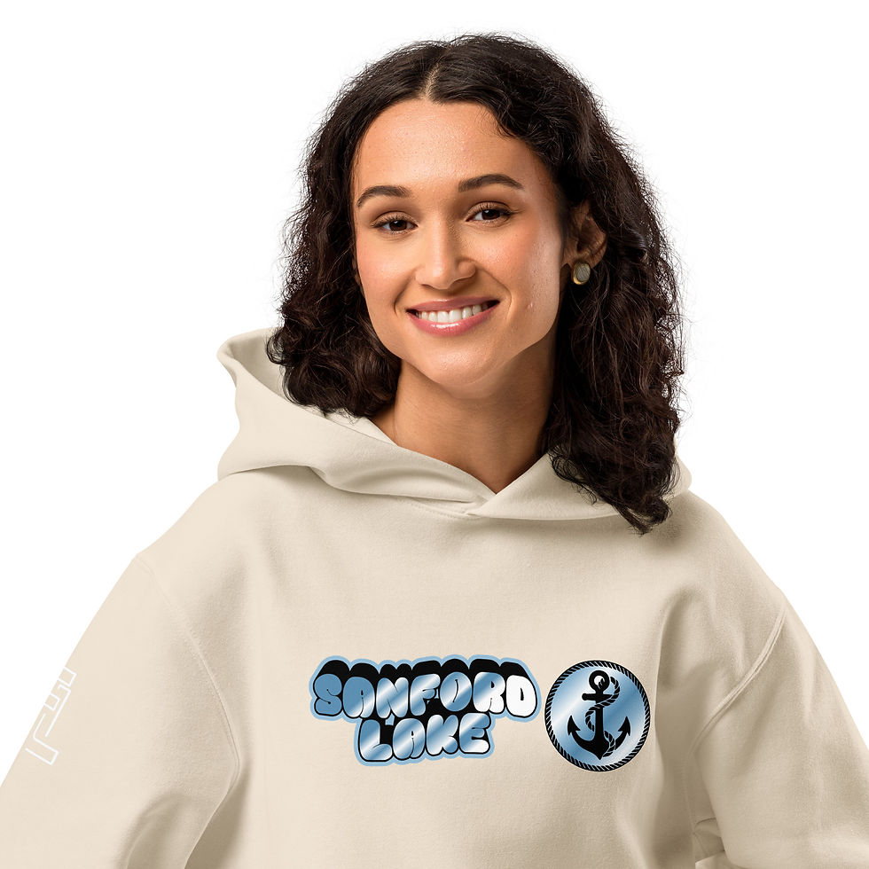 Thumbnail: Sanford Lake Chrome Anchor Hoodie