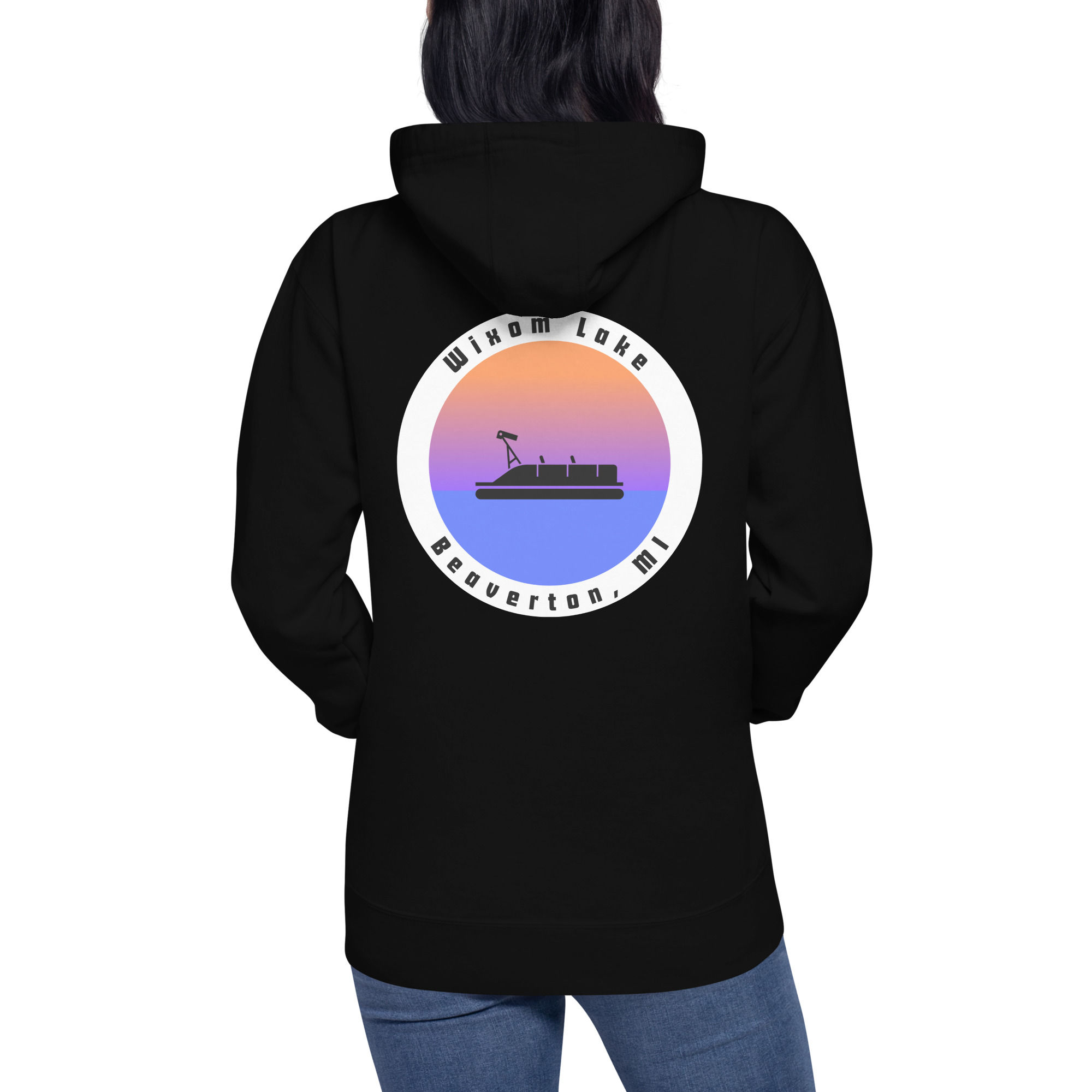 Wixom Lake Pontoon Hoodie