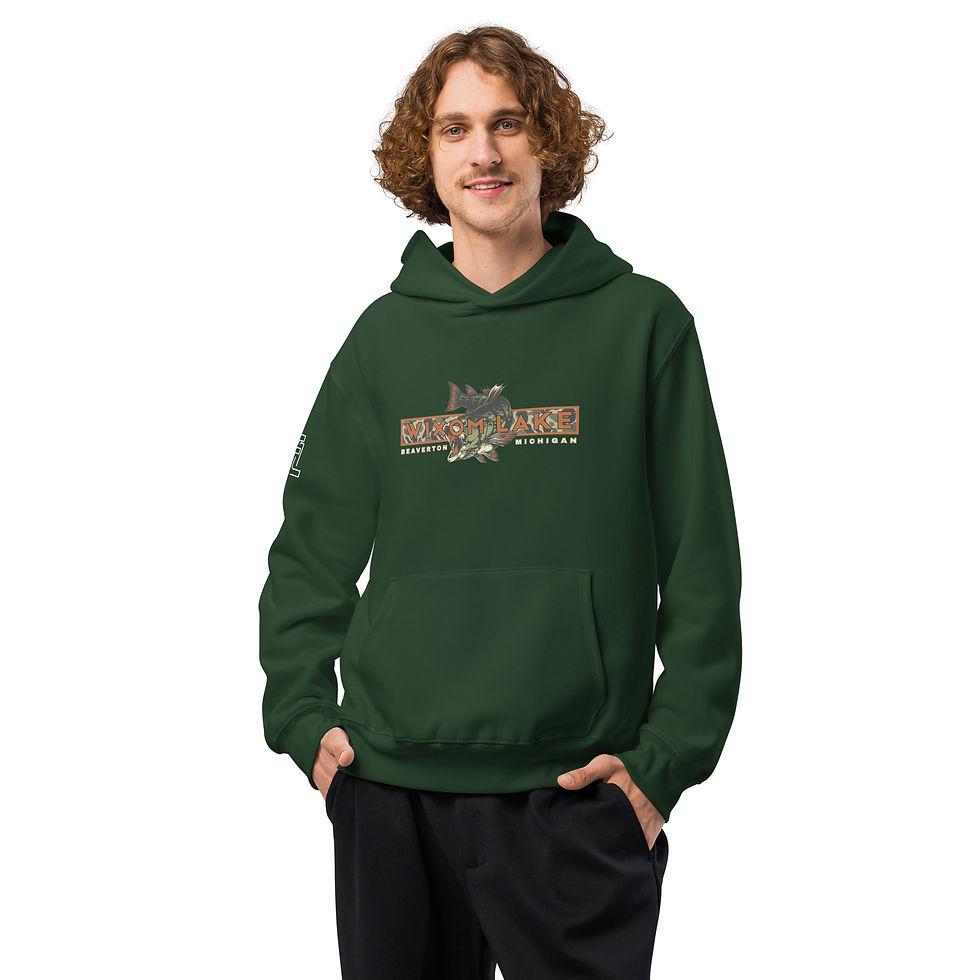 Thumbnail: Wixom Lake Fish Hoodie