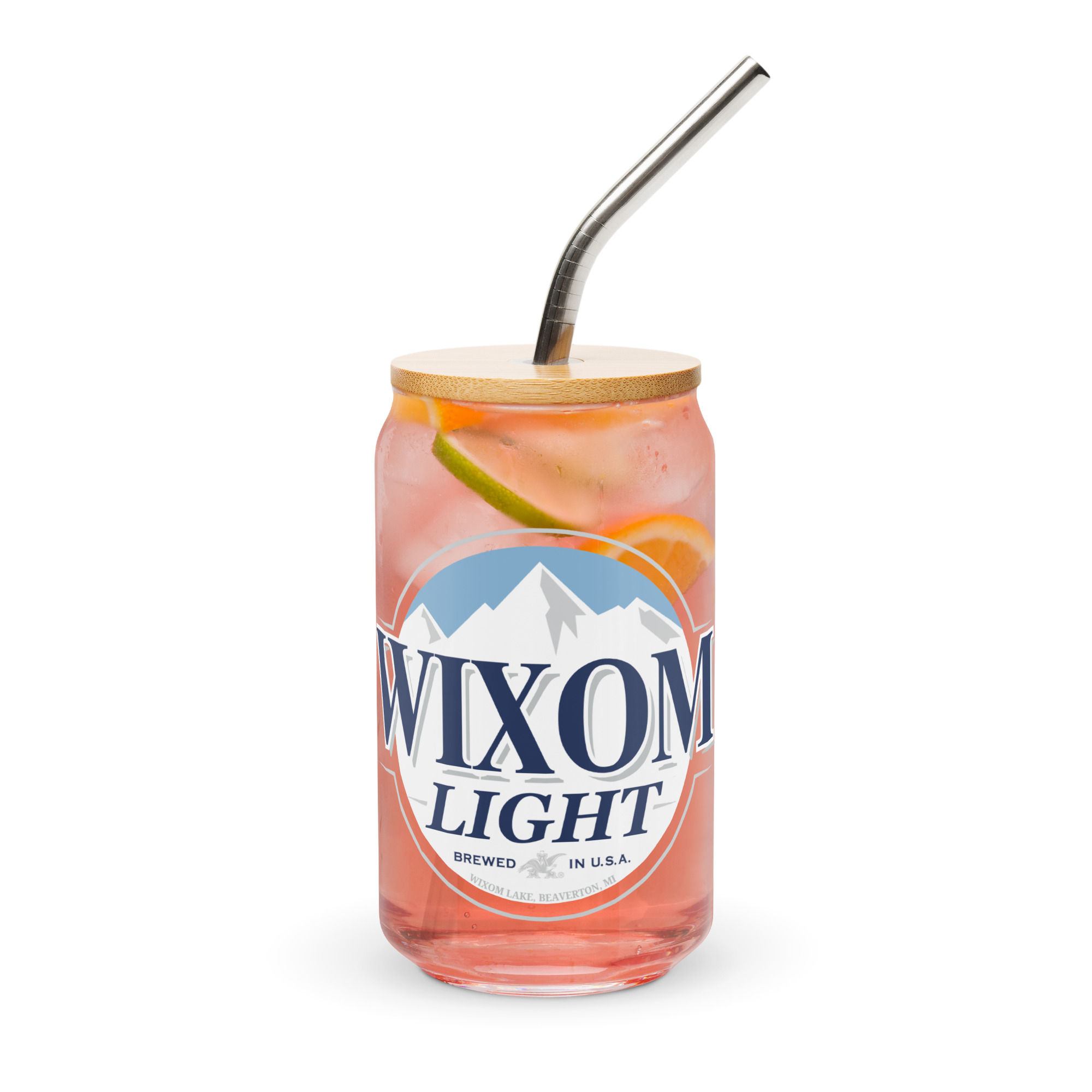 Wixom Lake Beer Glass