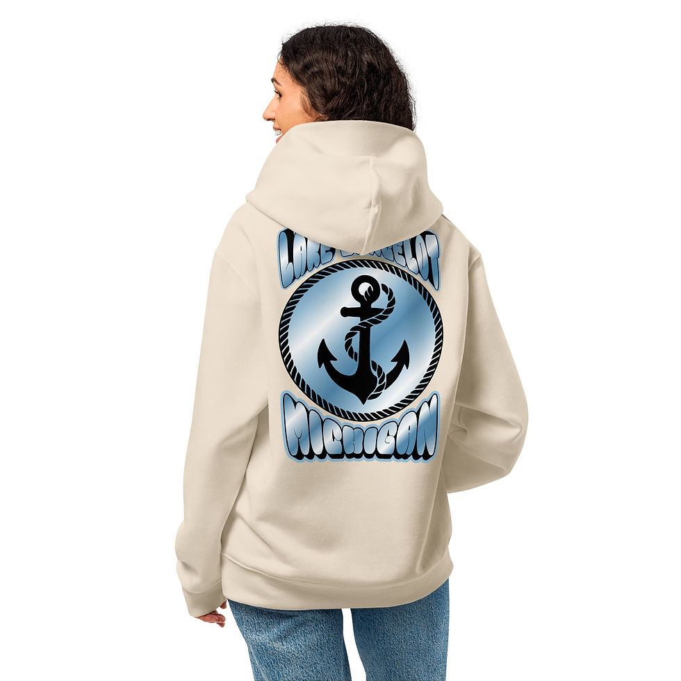 Thumbnail: Lake Lancelot Chrome Anchor Hoodie