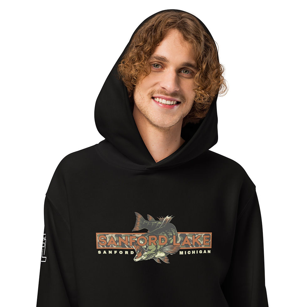 Thumbnail: Sanford Lake Fish Hoodie