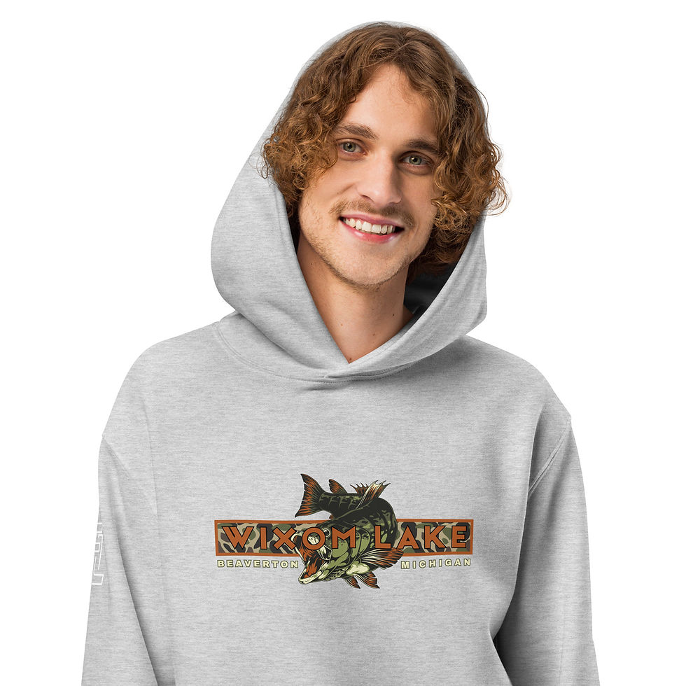 Thumbnail: Wixom Lake Fish Hoodie