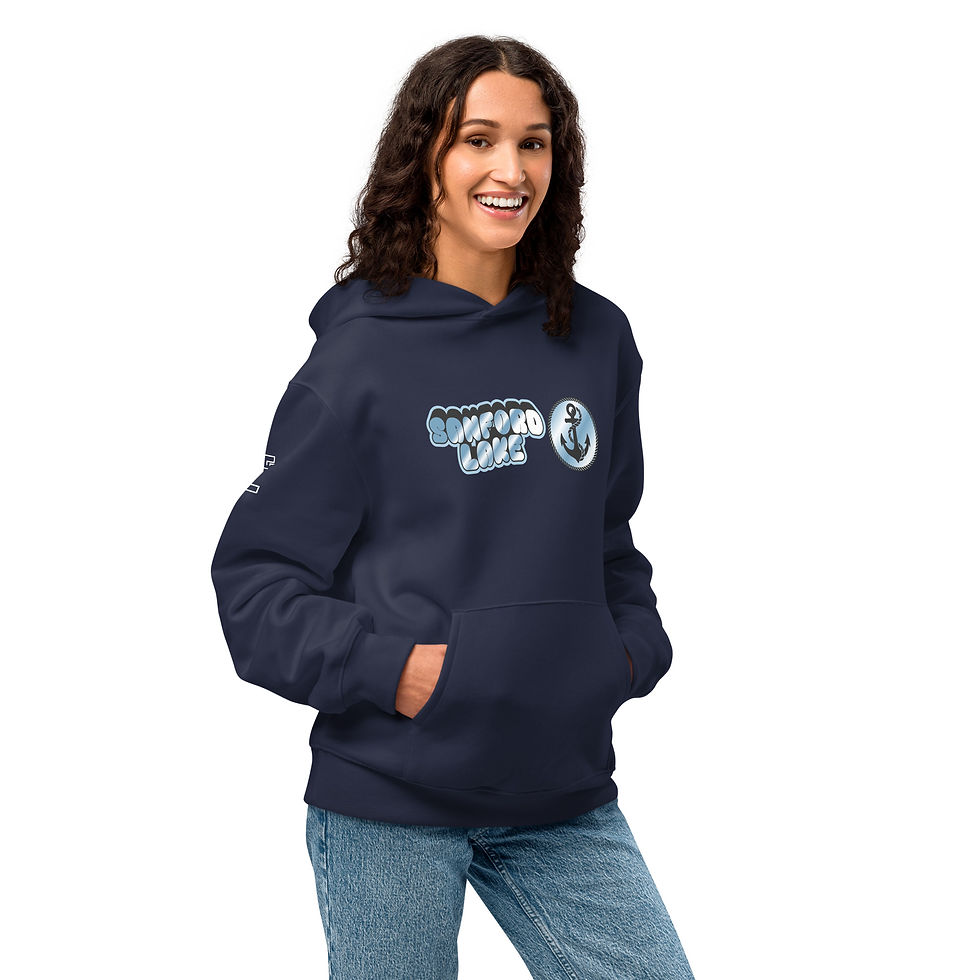Thumbnail: Sanford Lake Chrome Anchor Hoodie