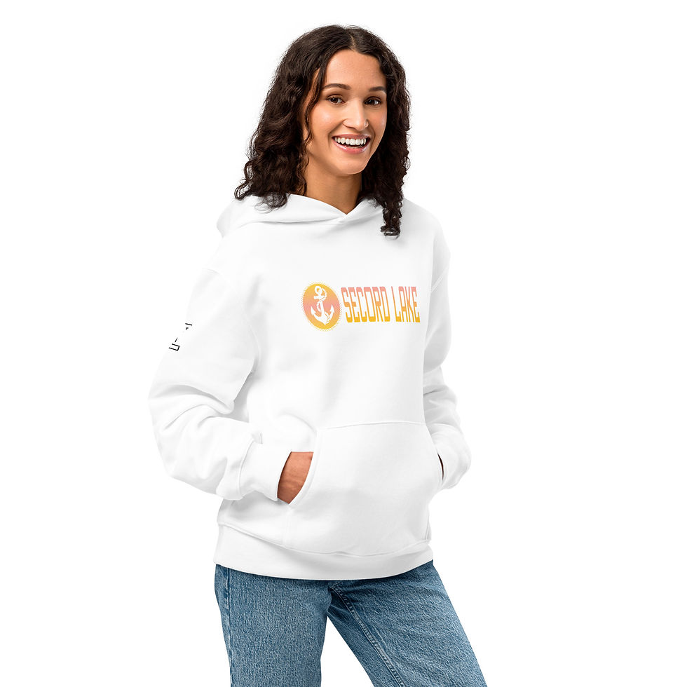 Thumbnail: Secord Lake Bright Anchor Hoodie