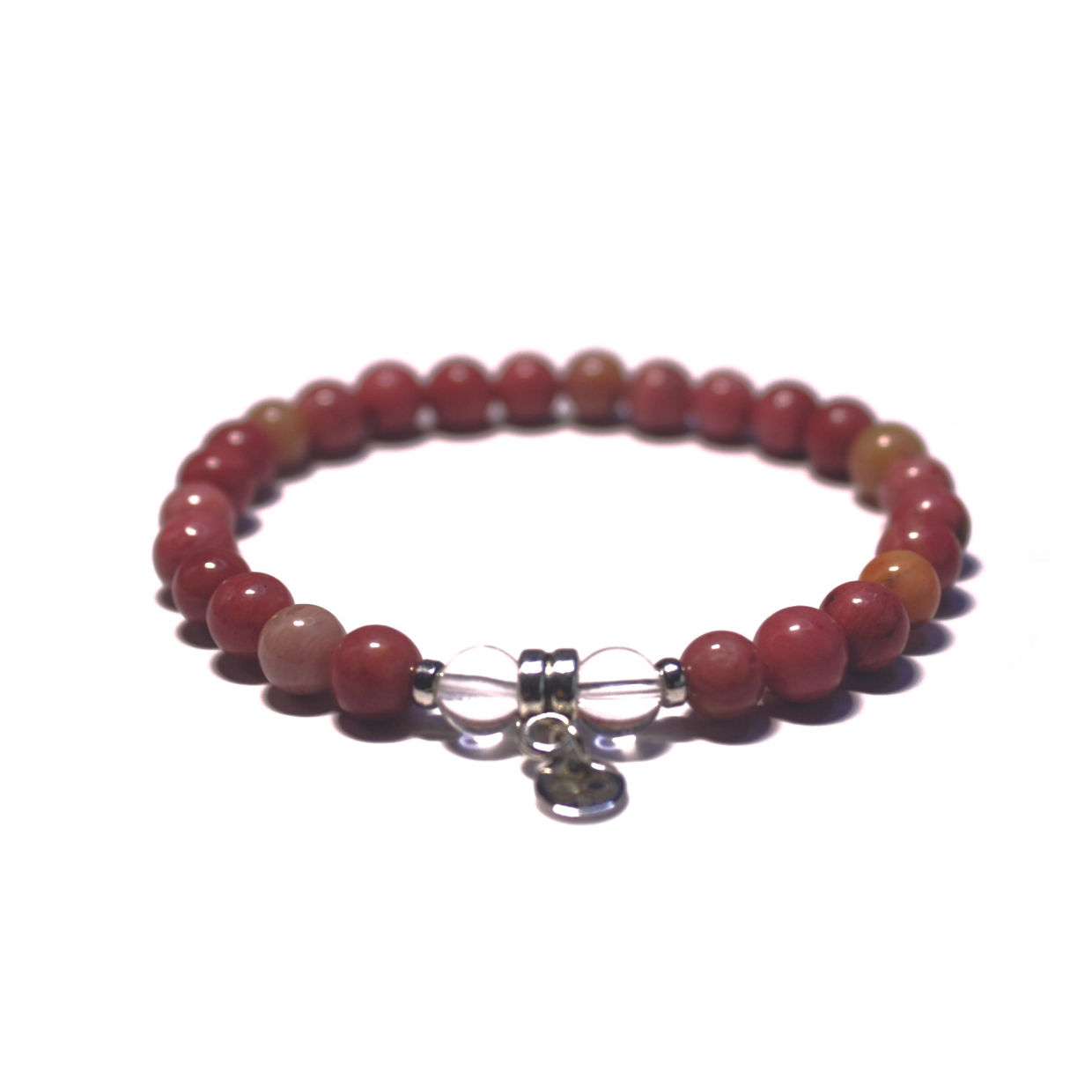 Crystal Bracelet - Rhodonite
