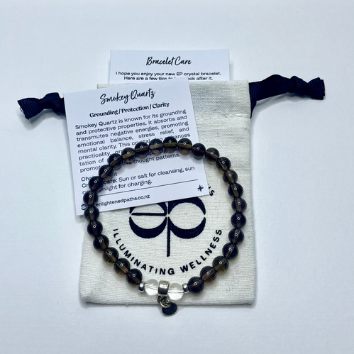 Crystal Bracelet Smokey Quartz Enlightened Paths
