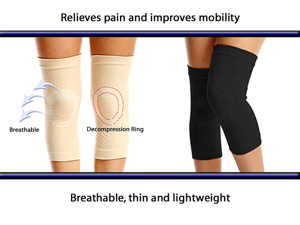 Thin Compression Knee Sleeve for Knee Pain Relief