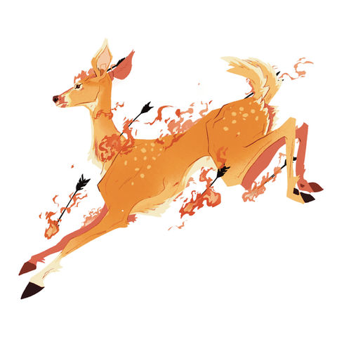 deer animal illustration