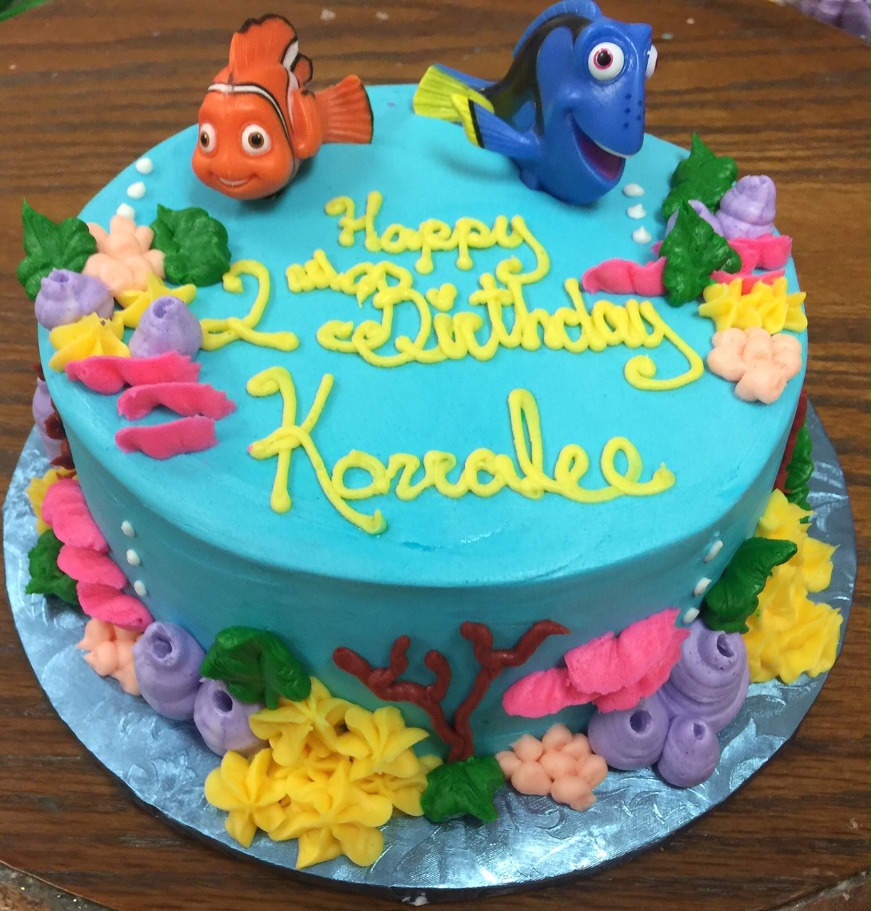 Coral cake