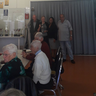 Fitzroy Mixed Four’s winners of Trevor Hill, Caroline Wilks, Lesley Te Awa and Ron Gadsby
