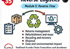 Reverse logistics manages flows moving back from the customer or downstream network for return, repair, reuse, remanufacture, recycling or disposal.