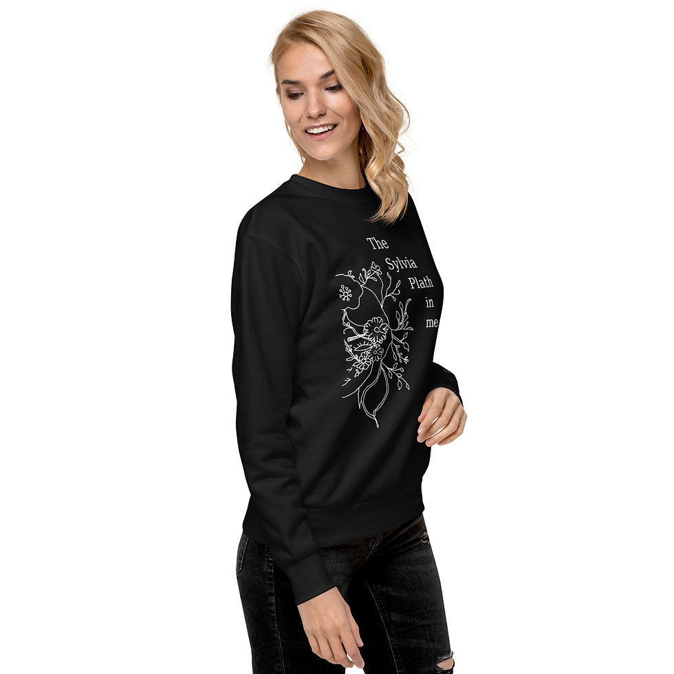 Thumbnail: The Sylvia Plath in me poetry sweater #2