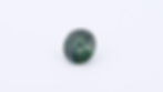 Photo of a natural Oval cut Green Sapphire, measuring 6x6x4mm and weighing 1.36ct.