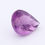 Miniature : Photo of a pear millenium cut amethyst, taken with a neutral background.