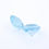 Miniatura: Rear photo of a pair of Sky blue round topaz, 12mm