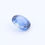 Miniatura: Side photo of a Certified Blue Sapphire from Sri Lanka, Oval cut, with a neutral background