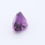 Miniatura: Photo of a pear cut Amethyst, with a neutral background.