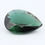 Thumbnail: Front photo of a Deep Green Pear cut Tourmaline, with neutral background