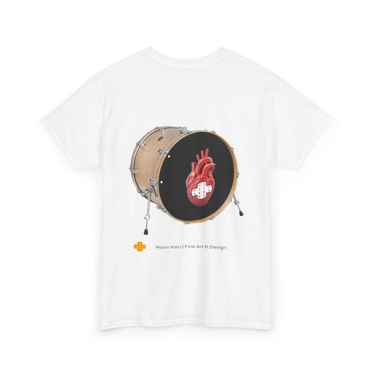 Keep Beat Heart Drum II _ Heavy Cotton Tee