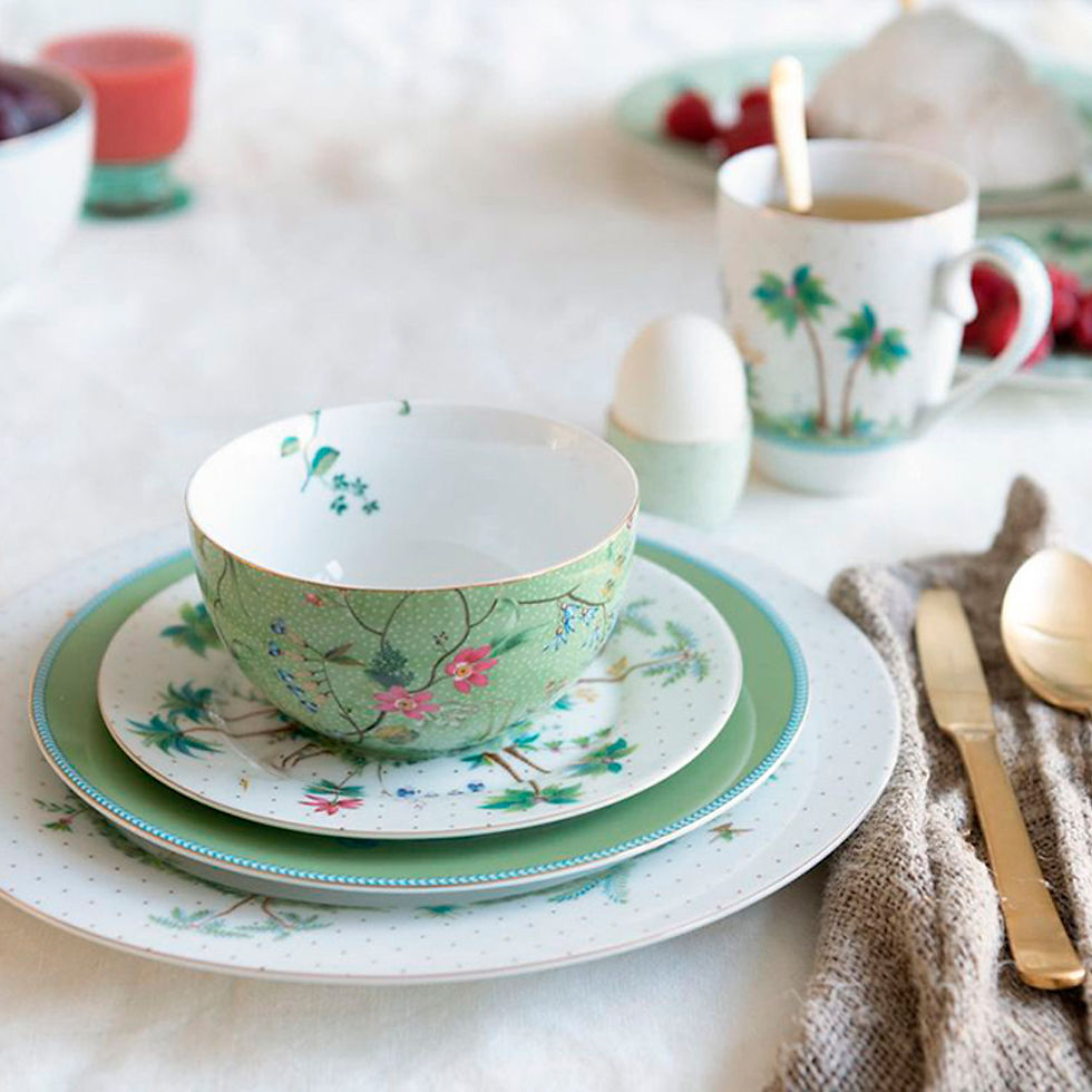 Miniatura: set presente com caixa decorada caneca porcelana decorada