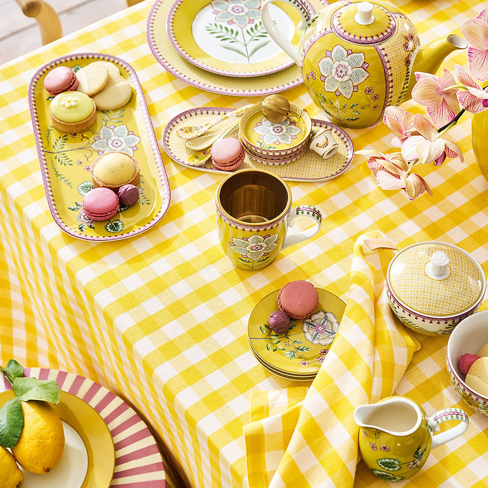 Miniatura: Prato Petit Four Lily&Lotus Amarelo - Lily&Lotus - Pip Studio