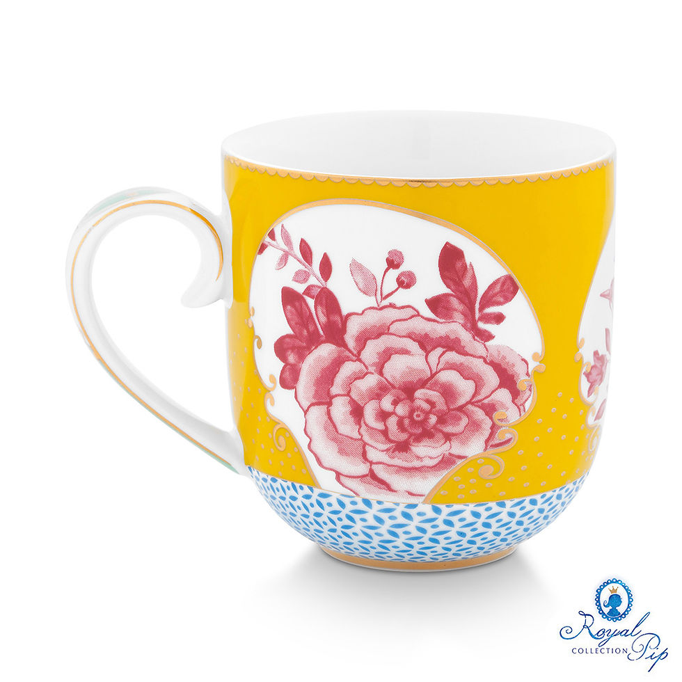 Miniatura: Set/2 Canecas Grandes Amarela - Royal - Pip Studio