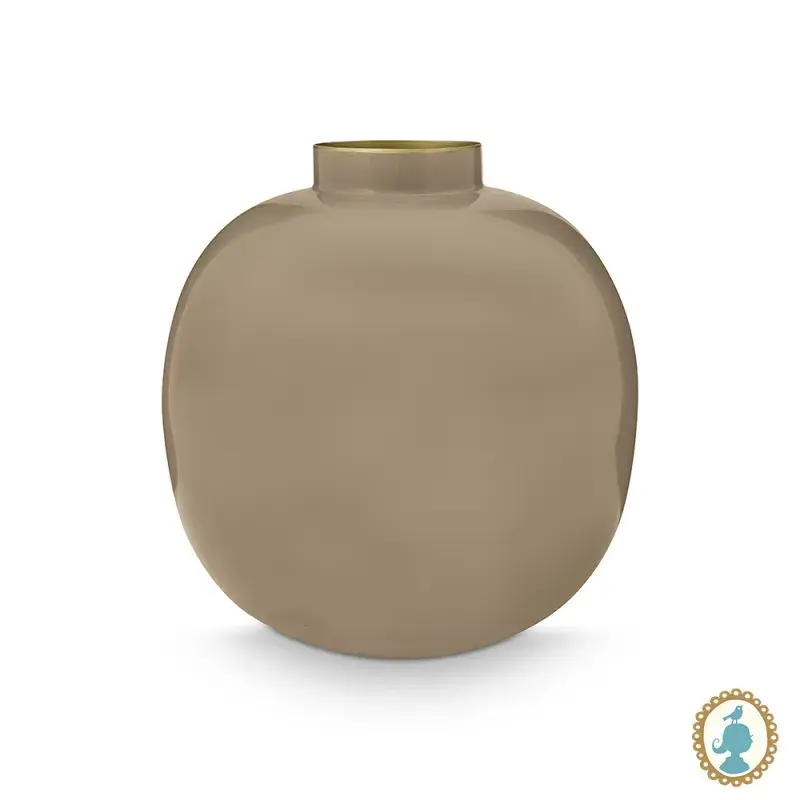 Vaso de Metal 23 Cáqui - Home Accessories - Pip Studio