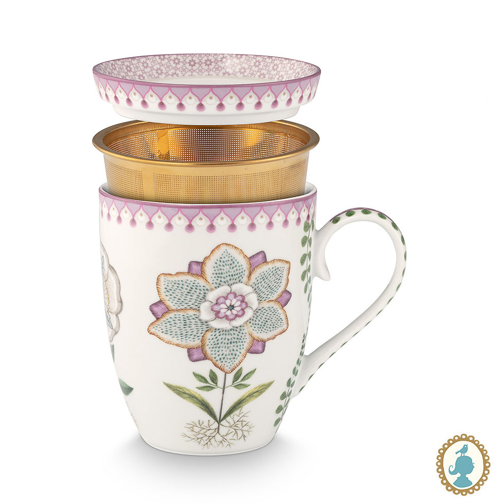 Miniatura: Set Tea for One com 3 Peças Lily&Lotus Off White - Lily&Lotus - Pip Studio