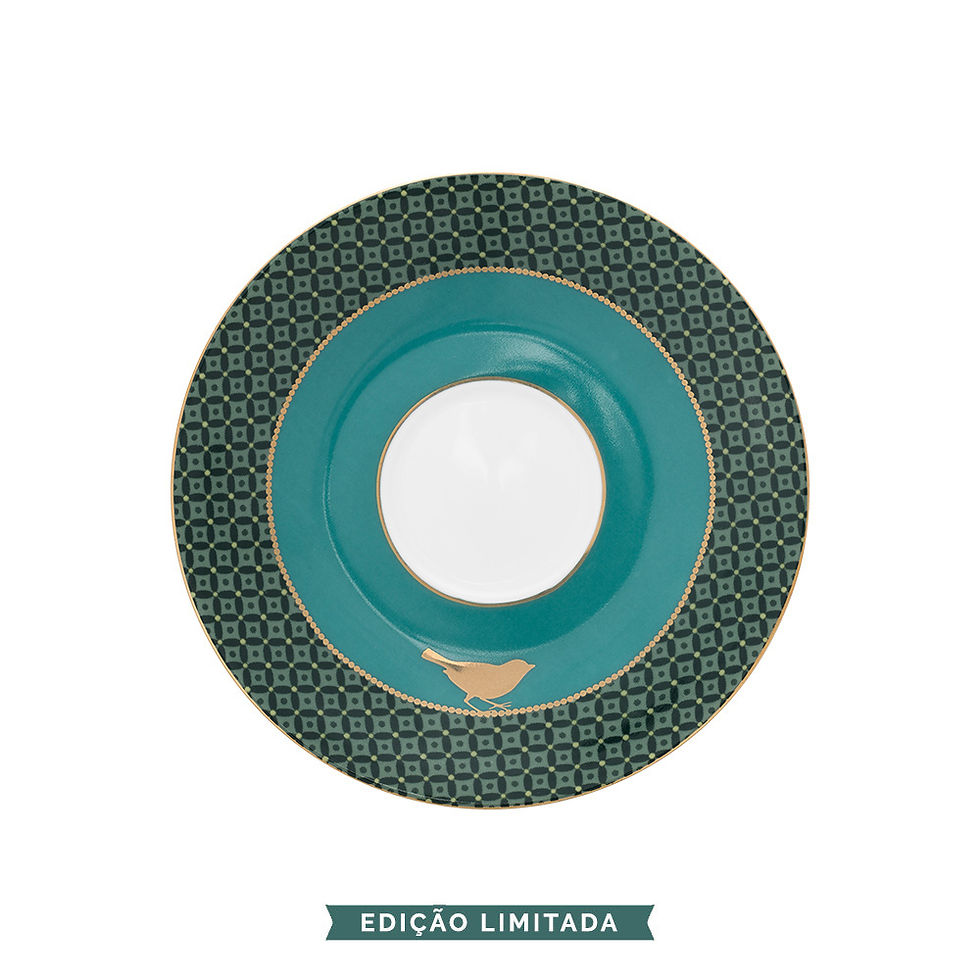 Miniatura: Xícara de Cafezinho Overall Azul - Winter Wonderland