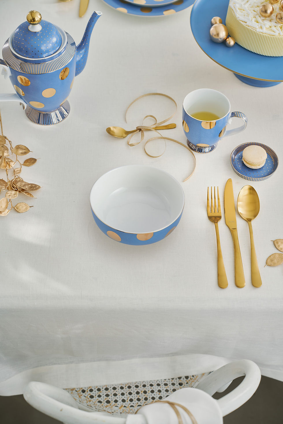 Miniatura: Set/2 Tigelas 15 Dot Delight Azul Claro - Dot Delight - Pip Studio