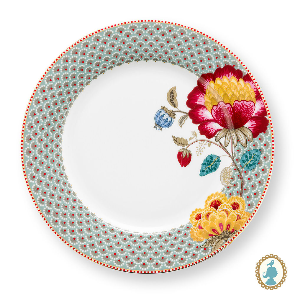Prato de Jantar Azul - Blooming Tales - Pip Studio