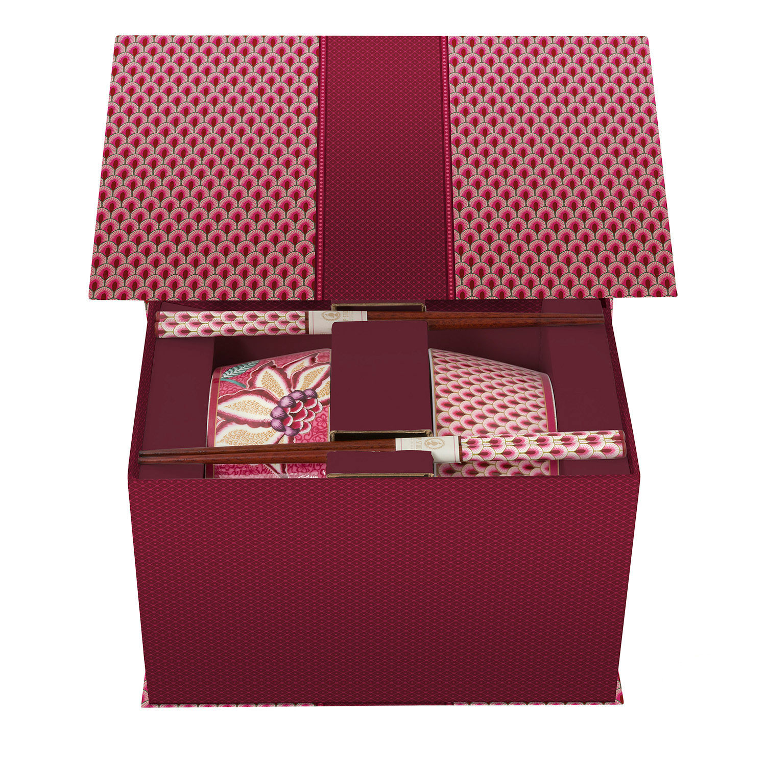 conjunto poke tigelas decoradas e hashi oriental porcelana