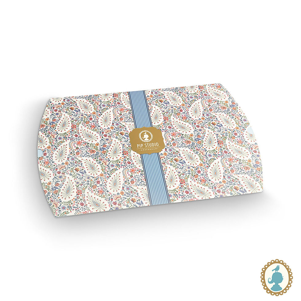 Miniatura: Gift Envelope Kairi Bloom Branco/Azul - Loungewear Collection - Pip Studio