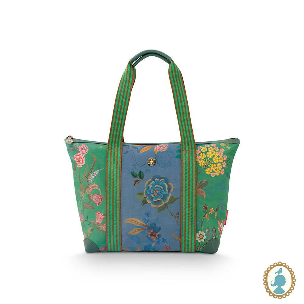 Tote Bag Média Bodhi Flower Verde - Bags Collection - Pip Studio