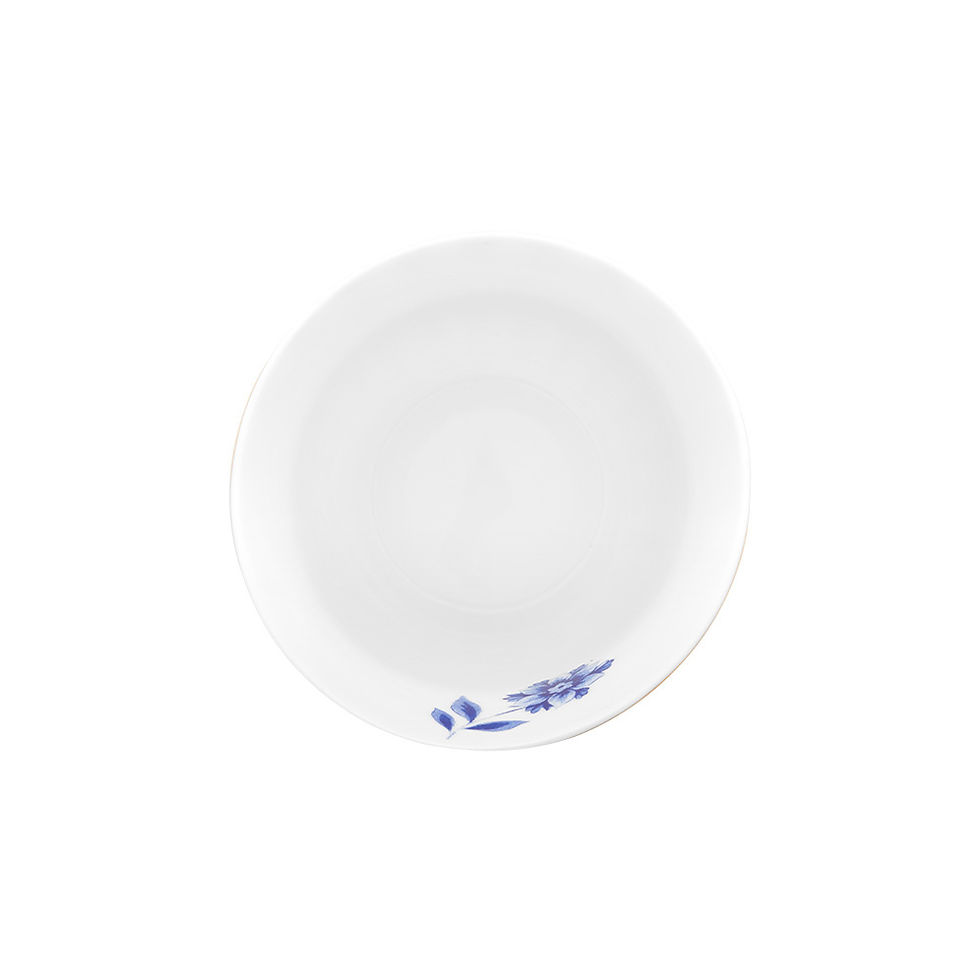 Miniatura: caneca porcelana classica azul e branco