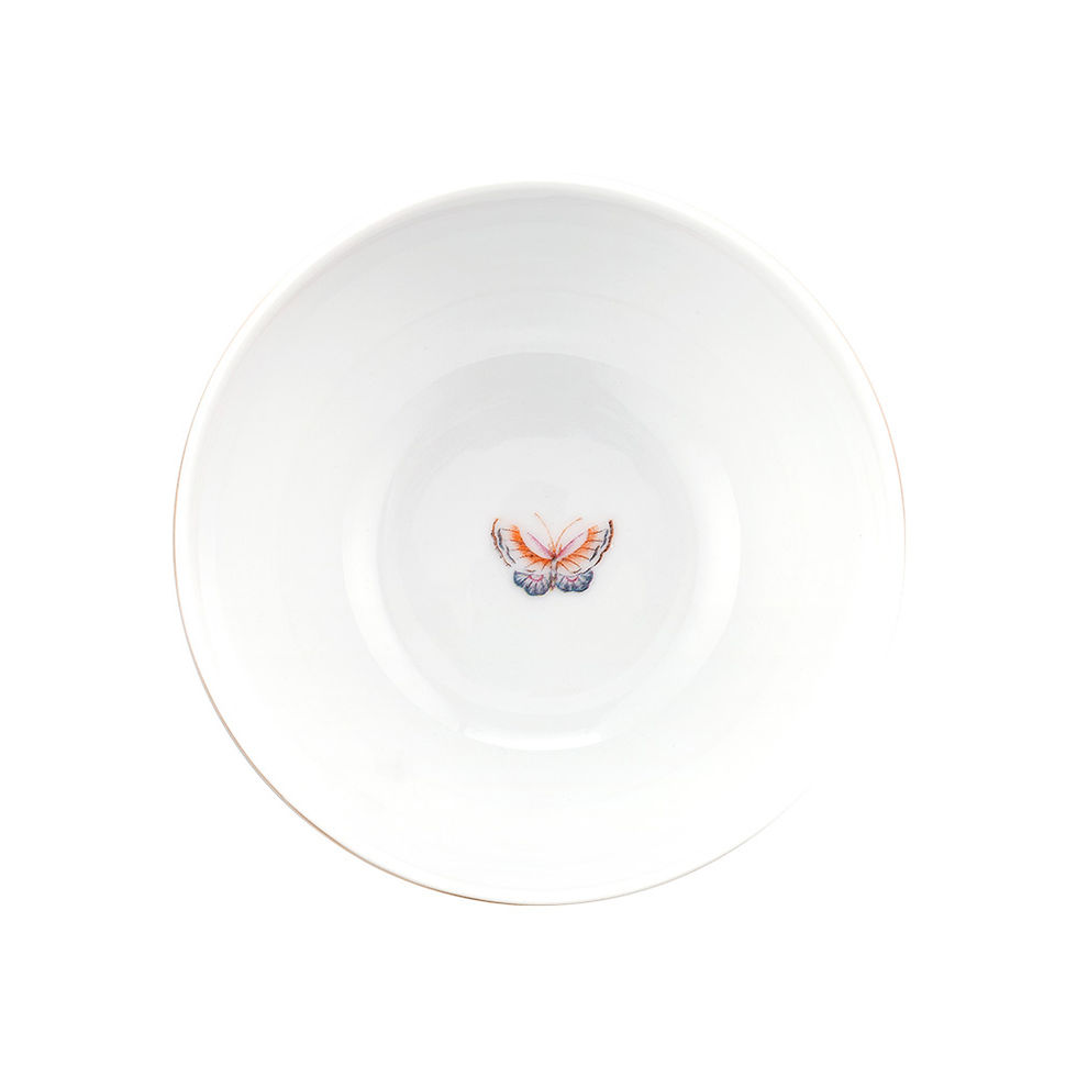 Miniatura: tigela pequena decorada flores porcelana