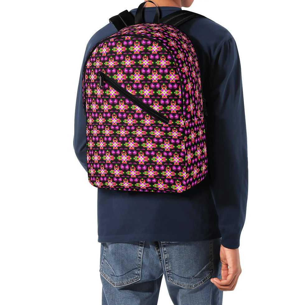 Miniatura: Lyllybee Statement Canvas Designer Backpack