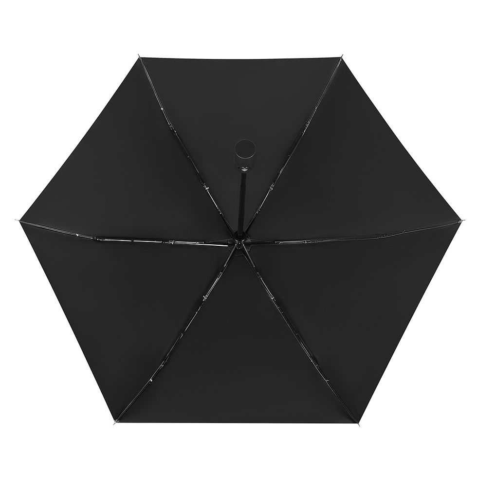 Thumbnail: Lyllybee Luxe Fully Automatic Umbrella - Sage & Earth Geometric