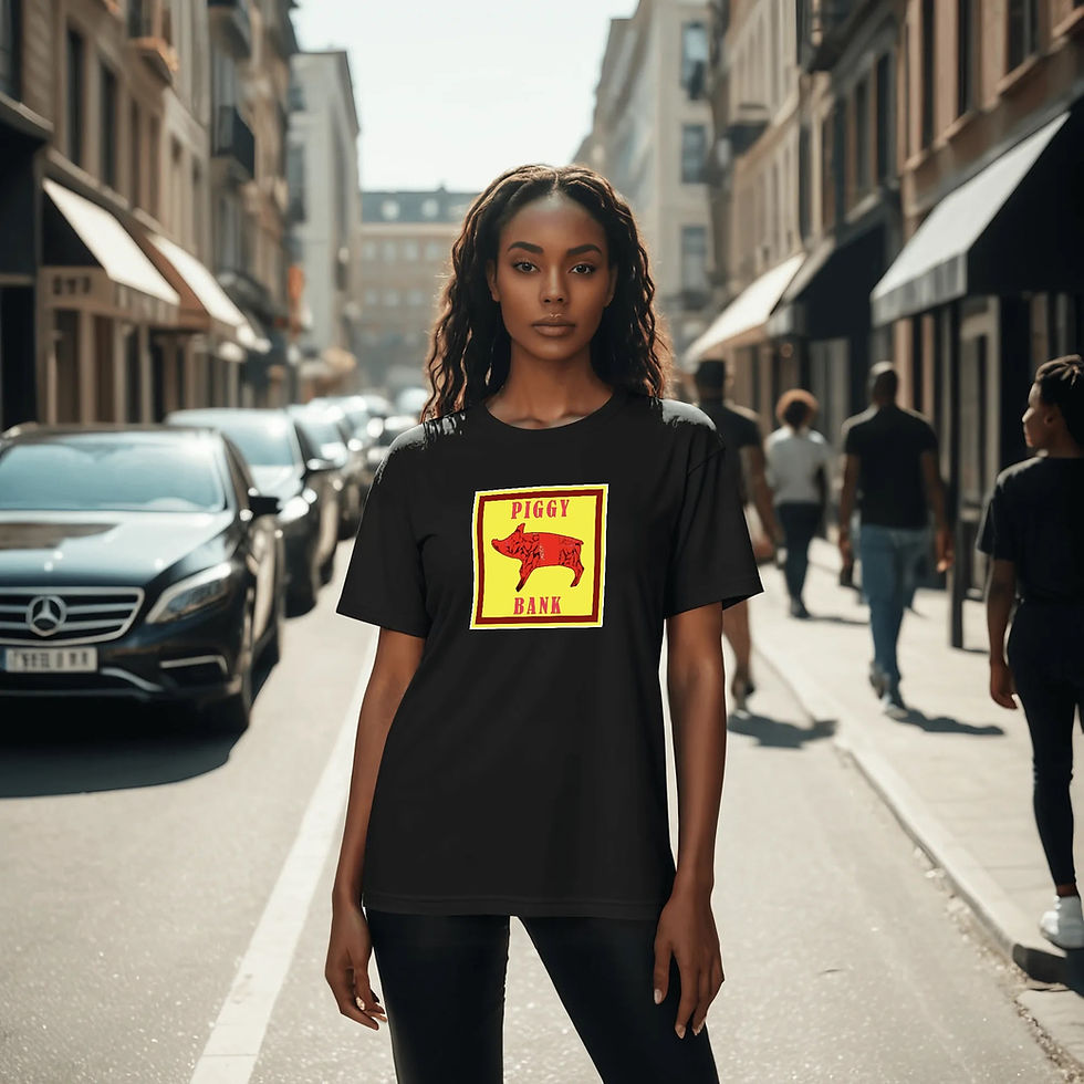 Miniatura: Lyllybee Piggy Bank NFT Logo Premium Tee