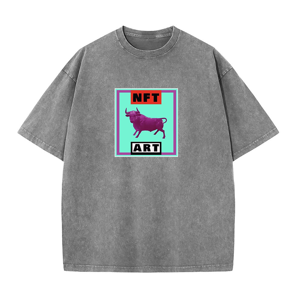 Thumbnail: Lyllybee Bull Market NFT Art Vintage Tee