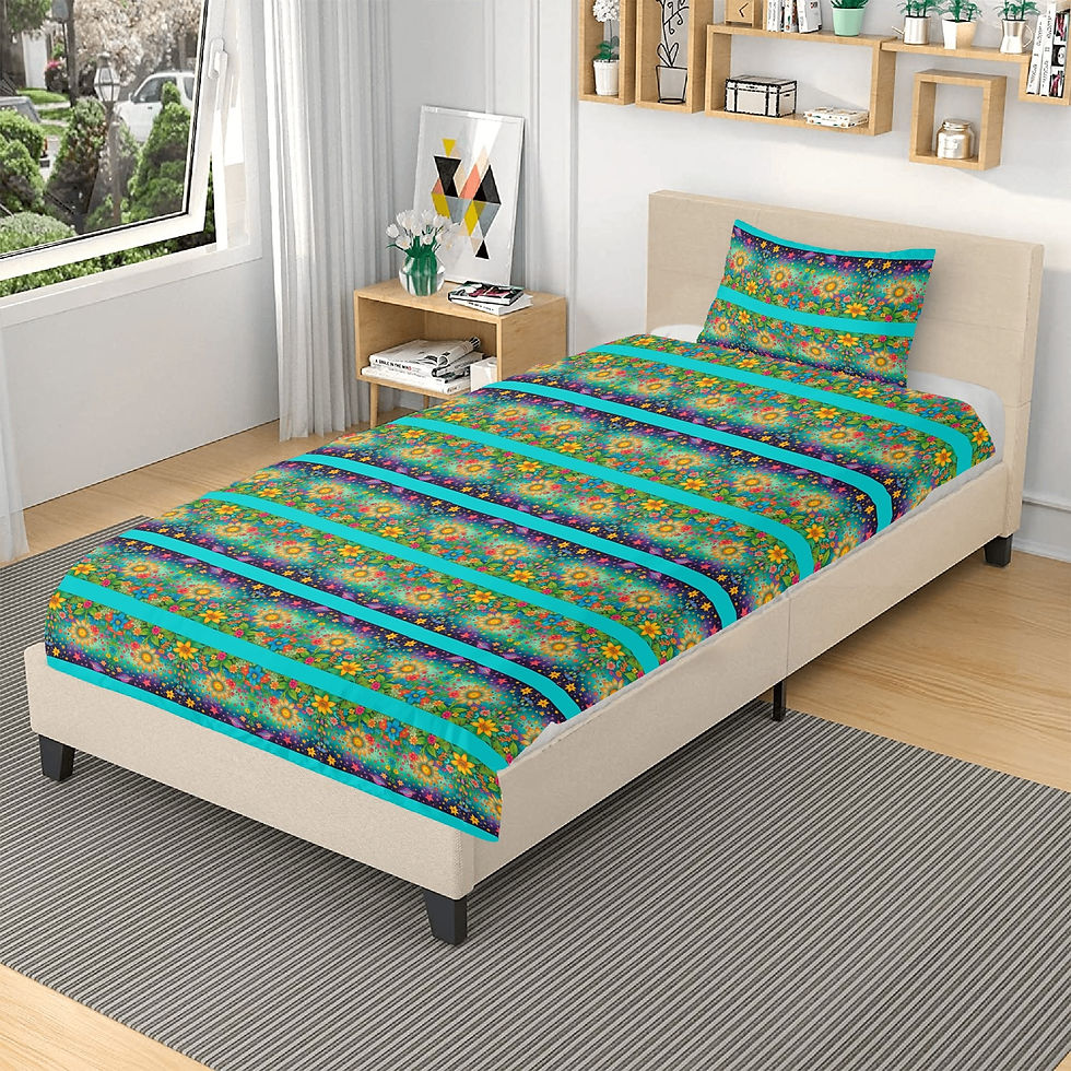 Thumbnail: Lyllybee Lazy Day Modernist Duvet & Bedding Set