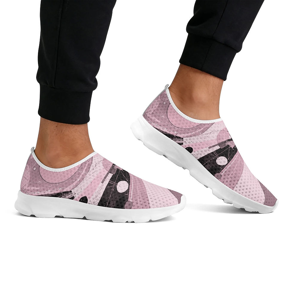 Thumbnail: Lyllybee Modern Geo Slip-Ons