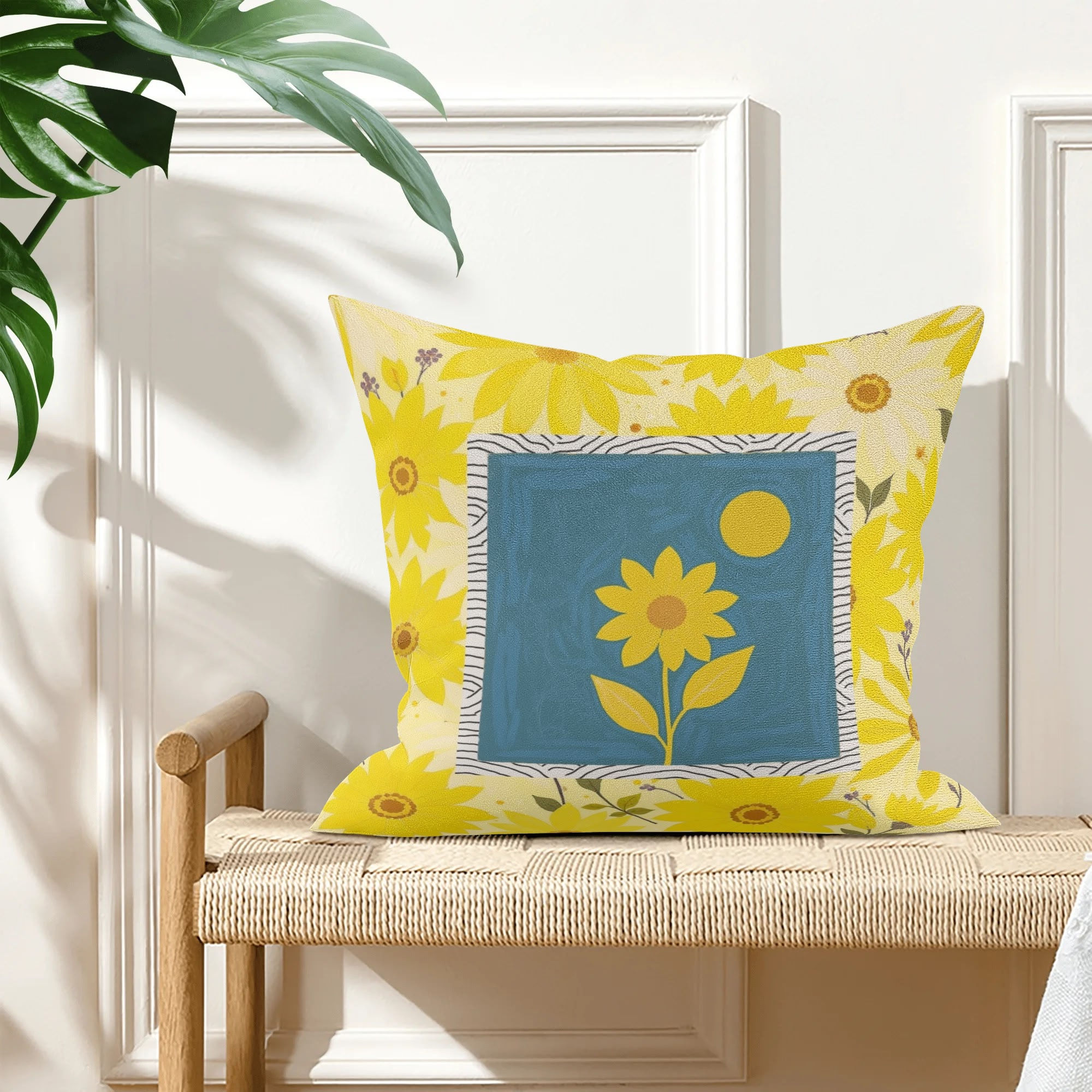 Lyllybee Sunflower Garden Pillow Case