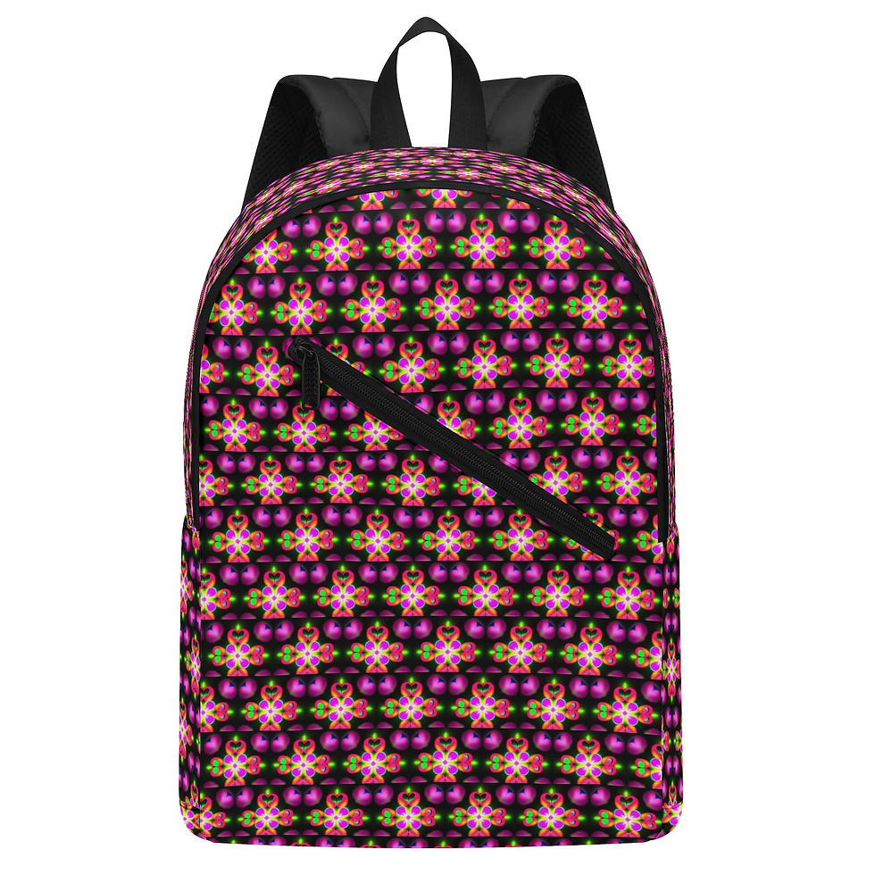 Miniatura: Lyllybee Statement Canvas Designer Backpack