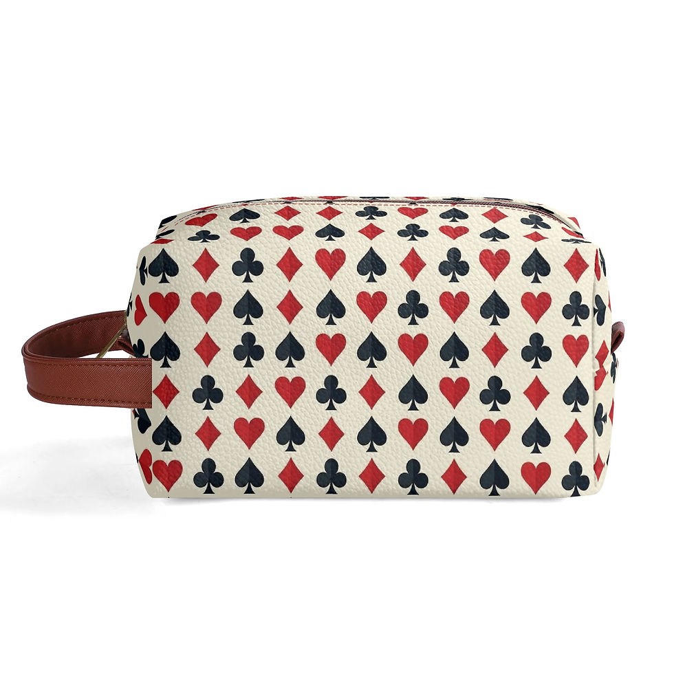 Thumbnail: Lyllybee Card Suit Travel Toiletry Bag