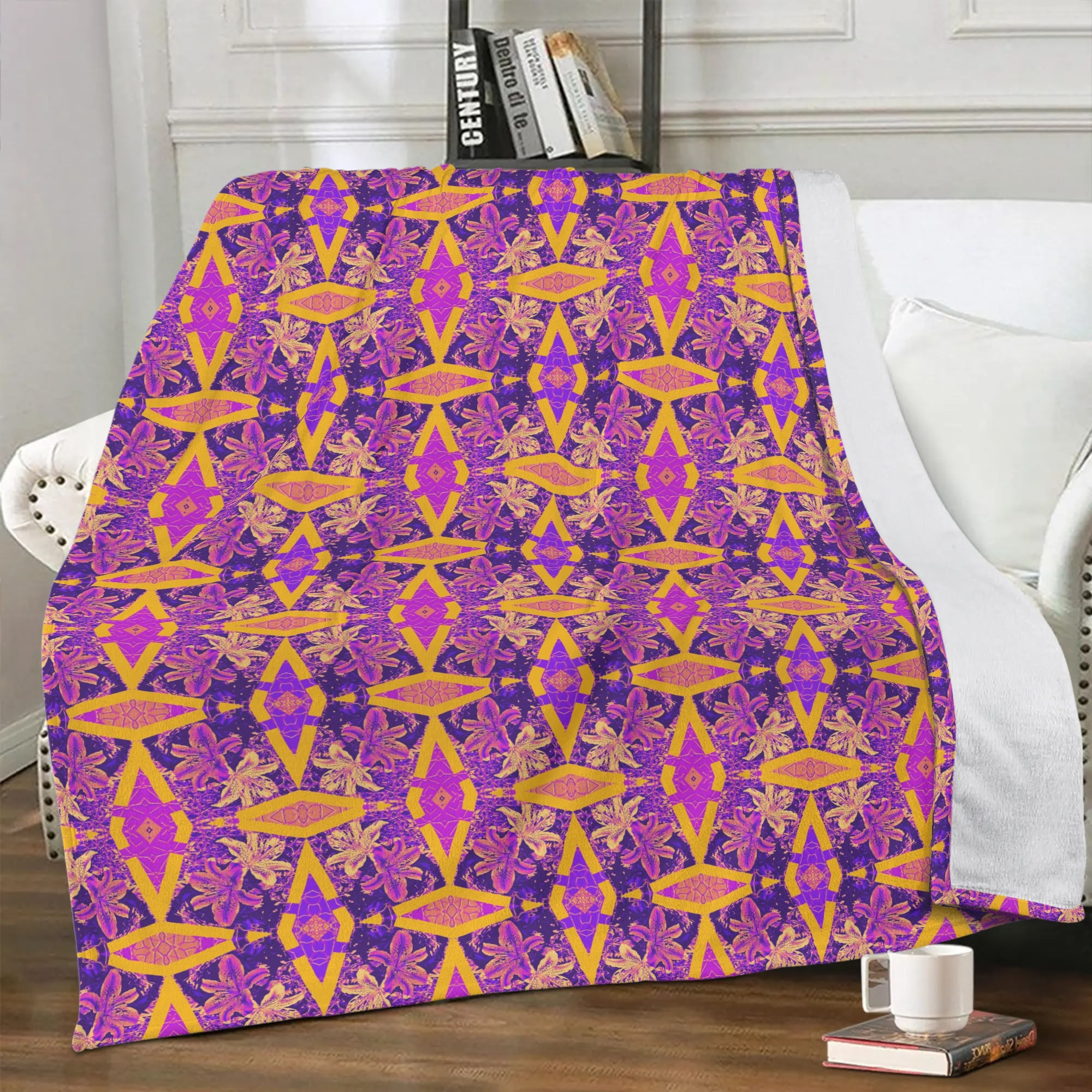 lyllybee Diamond patterened Soft Polyester Premium Fleece Blanket